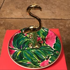 Lilly Pulitzer Ring Holder *Painted Palm #Flamingo
